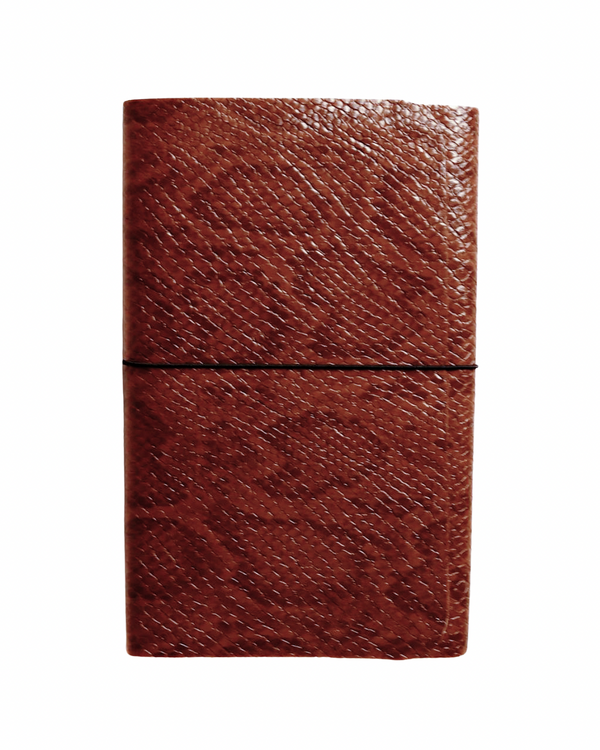 Brown Lizard Pocket size Journal Holder